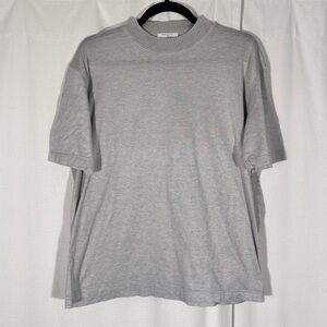 Maus & Hoffman Gray Cotton Crewneck Tee